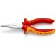 Knipex 25 06 160 Radiotang recht + zijsnijder 160 mm VDE