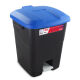 Tayg 50P Afvalcontainer met Voetpedaal - 50 Liter - blauw - 430022