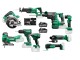 Hikoki KC18KIDLEV1 Combiset | 9 machines, 2 accu's en lader