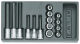 Gedore 1500 ES-IN 19 LKM Dopsleutel-schroevendraaierset 1/2" - 1402234