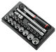 Facom MOD.S161-36 Module 23 Delige 1/2” Doppen en hulpstukken
