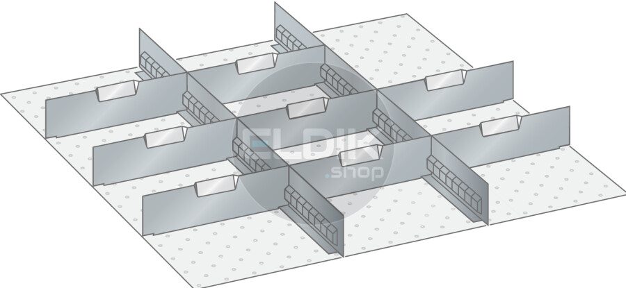 Lista 100.351.000 Set indelingsmateriaal 36x36E FH200 2S/8M