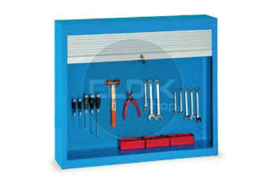 E-Tools | premium line 70060 Rolluikkast | B1400 x D200 x H900 mm | Blauw (gebruikt)