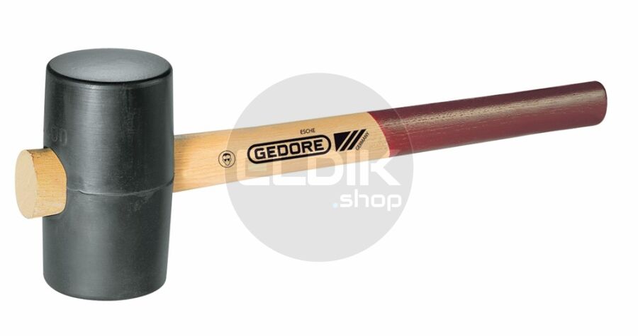 Gedore 227 E-4 Rubber Hamer – Hickory Steel 90 mm - 8827120