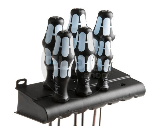 Wera 3334/3350/3355/6 Schroevendraaierset Sleuf, Philips en Pozidrive  | 6-delig - 5032063001