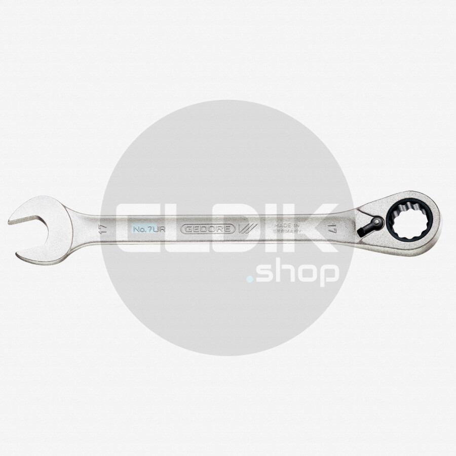 Gedore 7 UR 12 Omschakelbare Ringratel Steeksleutel 12 mm - 2297299