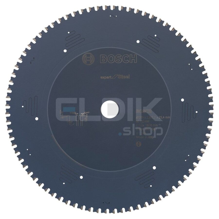Bosch F00Y145203 Cirkelzaagblad HM voor Staal | 305 x 25.4 T80 - 2608643061