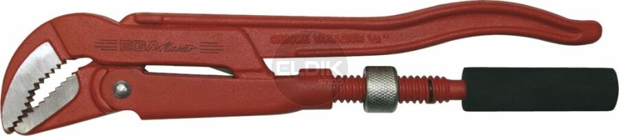 Ega 61041 Pijptang zweeds model 45 graden, gebogen bek