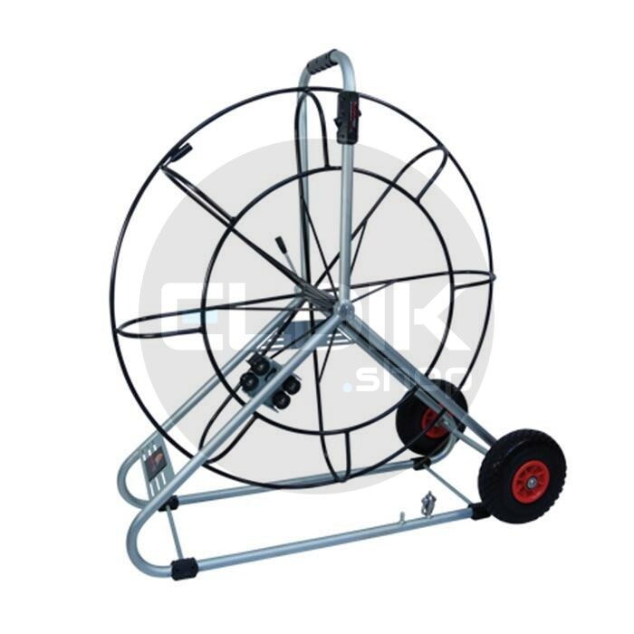 Runpotec 20416 Haspel diam. 1000mm verzinkt/gepoedercoat t.b.v.11mm Glasvezel Trekveer