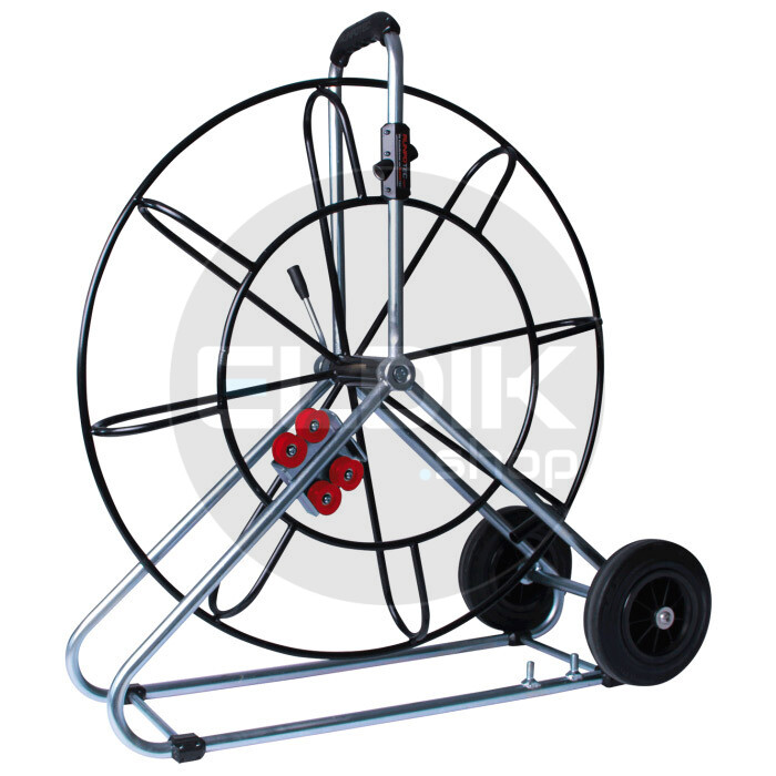 Runpotec 20405 Haspel diam. 730mm verzinkt/gepoedercoat t.b.v. 7,5mm en 9mm Glasvezel Trekveer