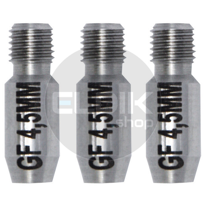 Runpotec 20322 RVS Eindhuls-set RTG6  t.b.v. diam. 4,5mm Glasvezel Trekveer (3 stuks)