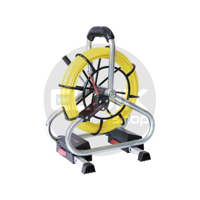 Runpotec 10057 Profi-set Glasvezel Trekveer diam. 4,5mm RTG6, 50m incl. Haspel