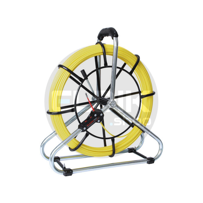 Runpotec 10066 Standaard set Glasvezel Trekveer diam. 6mm RTG6, 80m incl. Haspel