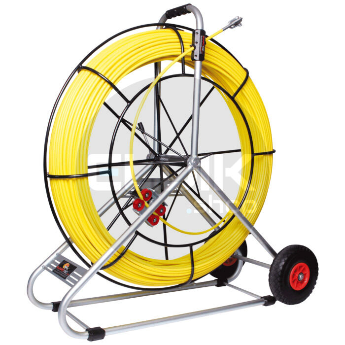Runpotec 10095 Profi-set Glasvezel Trekveer diam. 11mm  RTG12, 200m incl. Haspel