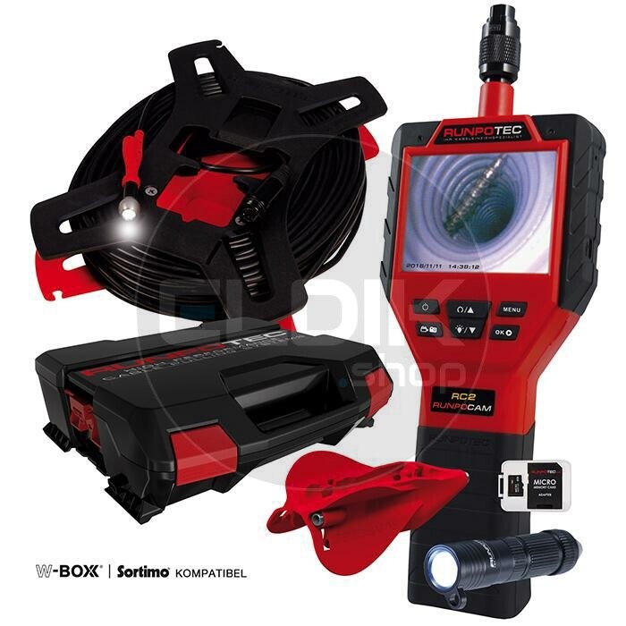 Runpotec 10141 Inspectiecamera RC2 50m incl. Koffer