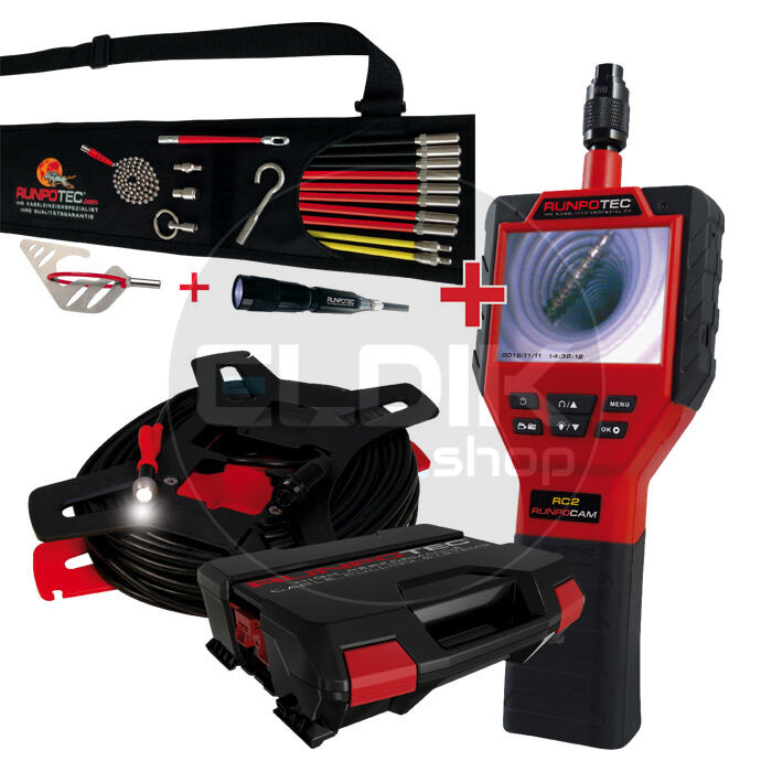 Runpotec 11137 ACTIESET Inspectiecamera RC2 30m + Runposticks - Comfort Pakket