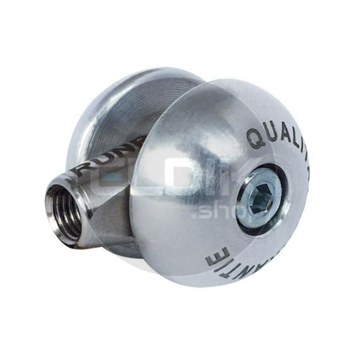 Runpotec 20382 RVS/ALU Geleiderol diam. 50mm RTG12  t.b.v. Glasvezel Trekveer 7.5, 9, 11 en 15mm