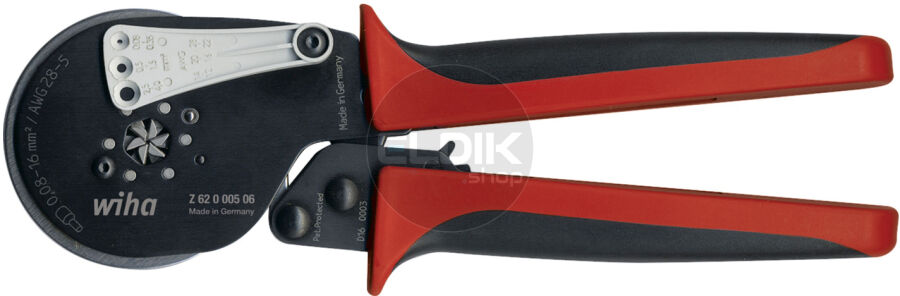 Wiha Z62000506SB Krimpgereedschap automatisch voor adereindhulzen zeskantpersing - 41246