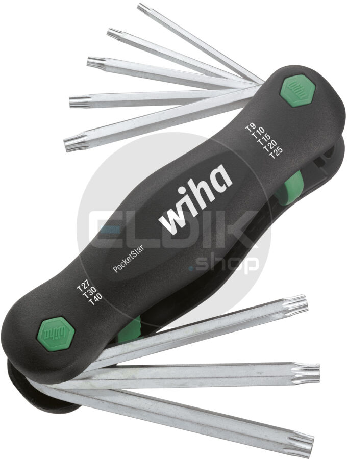 Wiha SB363P8 Multitool PocketStar TORX® 8-delig SB-versie met euroslot ophanger - 23049