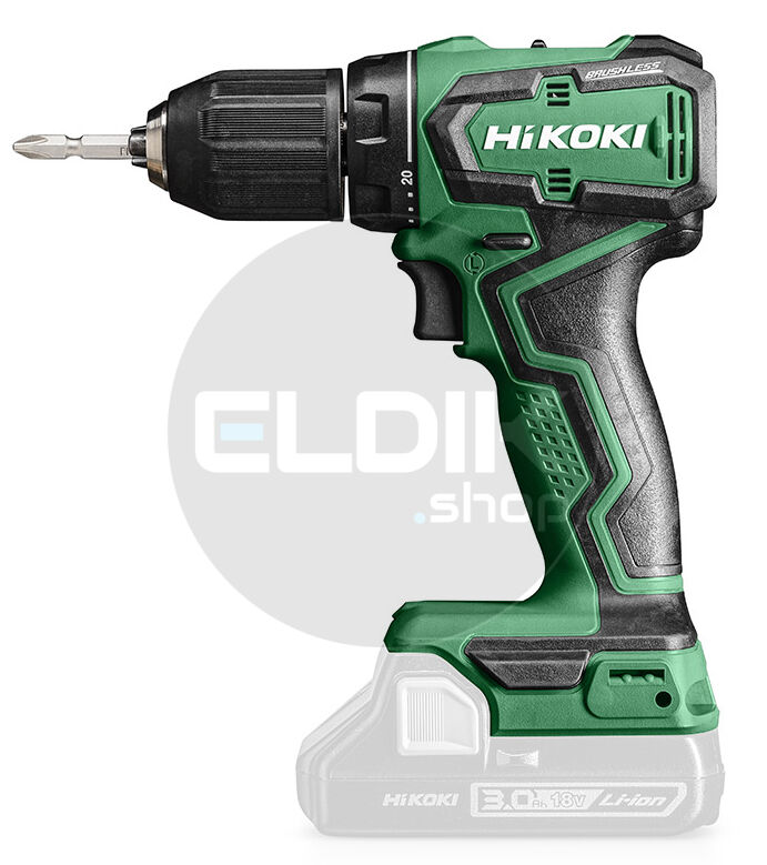 Hikoki DS18DDW4Z Accu boor-schroefmachine - 18V - 55 Nm - In kartonnen doos. Exclusief accu's en lader.