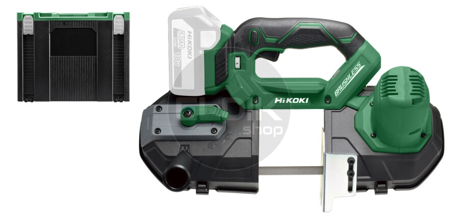 Hikoki CB18DBLW4SZ Accu bandzaag - 18V - Exclusief lader en accu's - In HSC IV koffer