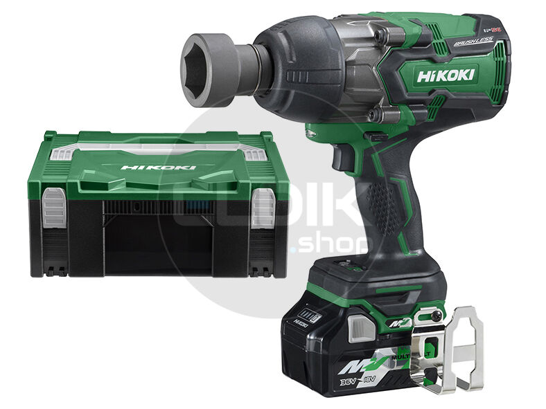 Hikoki WR36DAWRZ Accu slagmoersleutel - 36 V / 2 x 2.5 Ah / 1.180 Nm / 3/4" - HSC III koffer