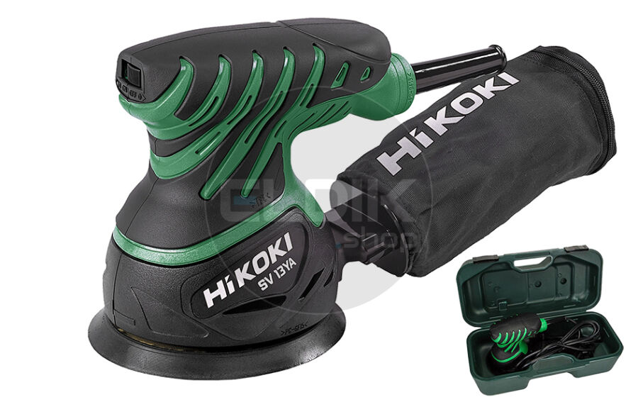 Hikoki SV13YAWBZ Excenter schuurmachine - 125 mm / 230 W - Variabel toerental - PVC koffer