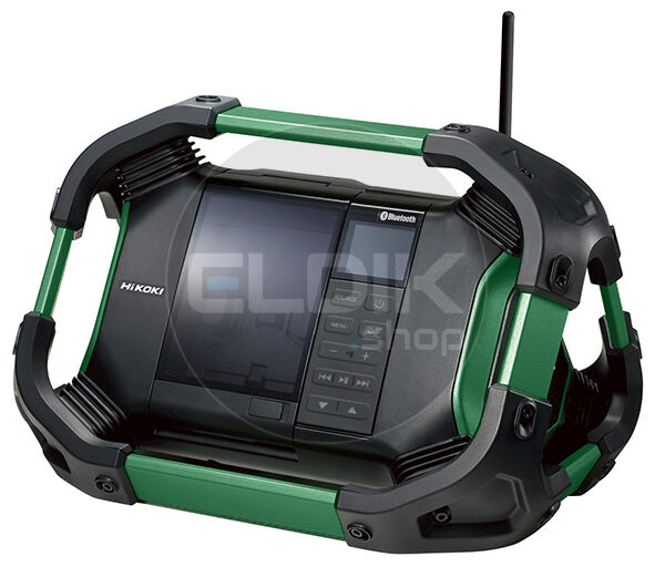 Hikoki UR18DSDLW4Z Digitale accu radio - 14,4 - 18V / 2 x 7 w / 83,6 dB - Exclusief lader en accu's