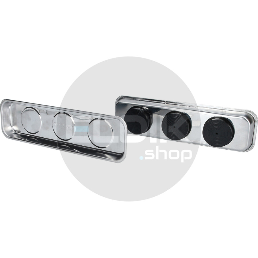 Brilliant Tools BT691155 Magnetische tray- / schaalset van RVS 65 x 226 mm, 2-dlg