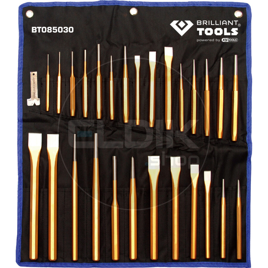 Brilliant Tools BT085030 Beitel- en drevelset, 28 dlg