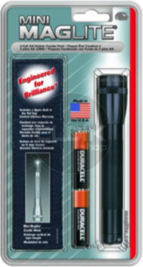 MagLite M2A01HL Mini aa zwart holster pack - 106-000-113