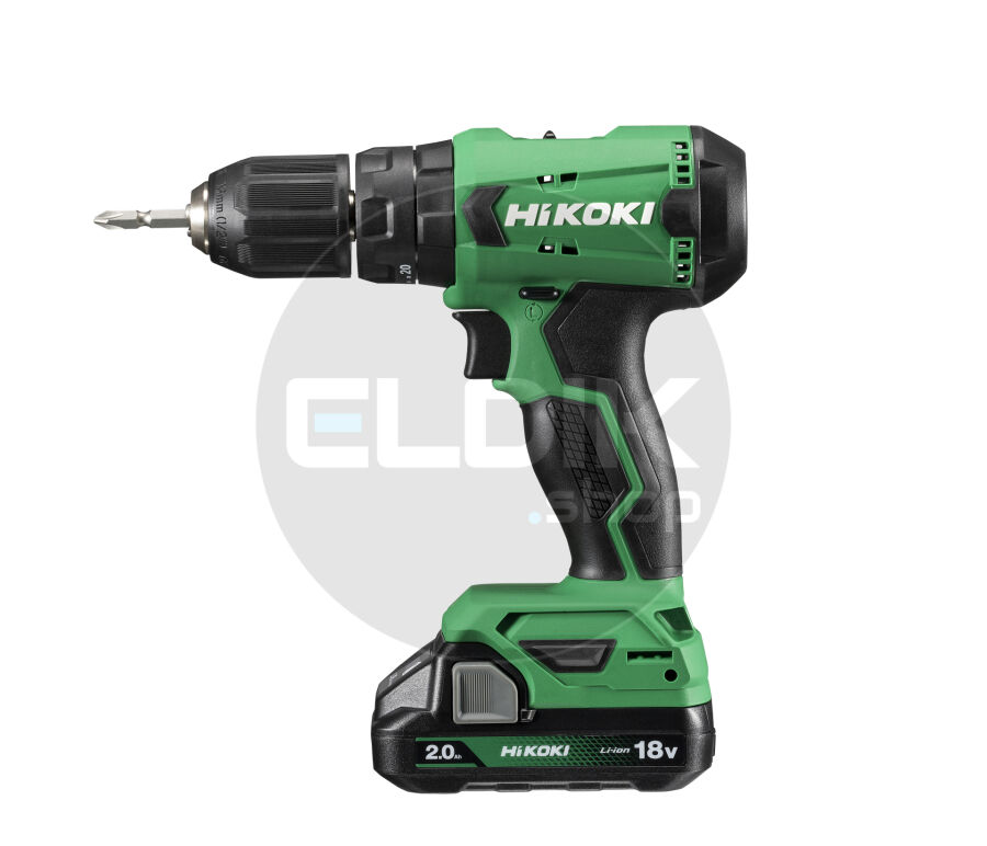 Hikoki DV18DAWCZ Accu klop-boor-schroefmachine 18 V / 2.0 Ah / 50 Nm - incl. accu's en lader - kunststof koffer