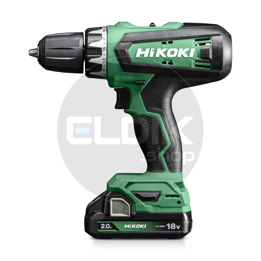 Hikoki DS18DFWCZ Accu boor-schroefmachine 18v, 53nm, mv, 2x 18v 2.0ah in kunststof koffer