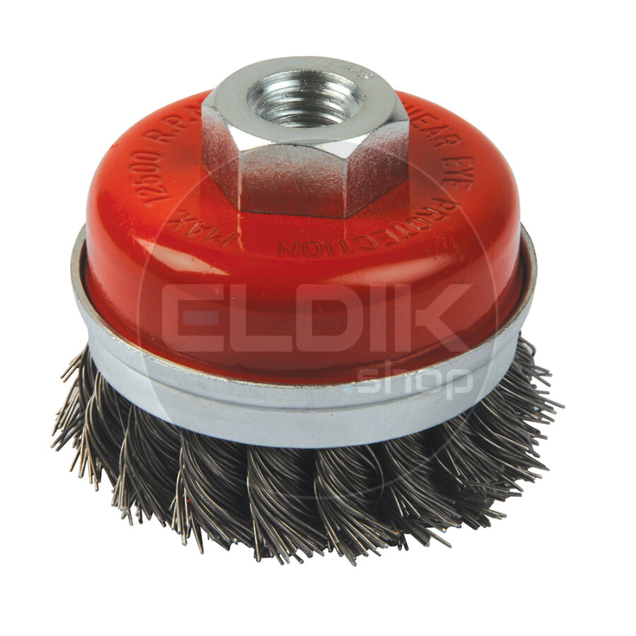 Silverline 675339 Komborstel met getordeerd draad | 80 mm
