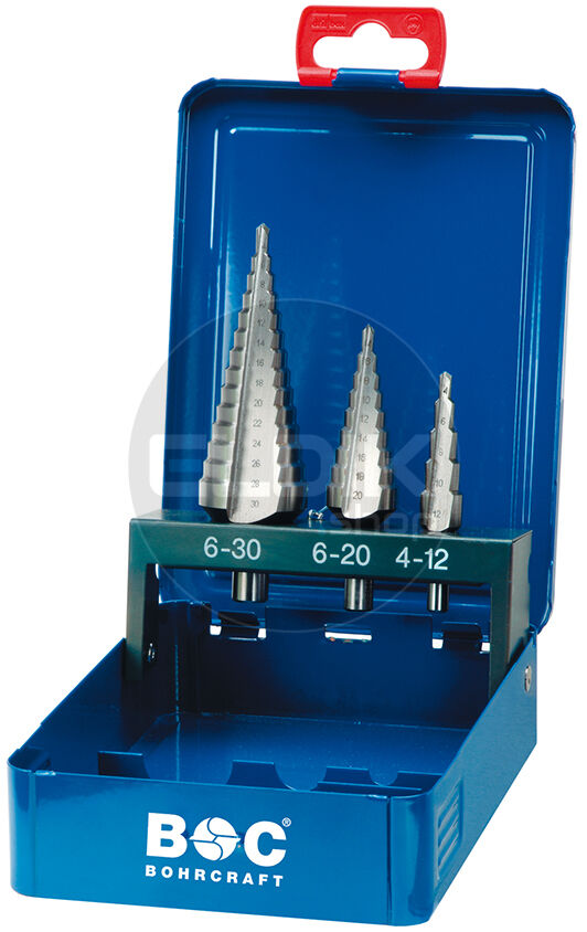 Bohrcraft STB3-K Trappenboorset 4,0 - 30,0 | 3-delig - 17601410003