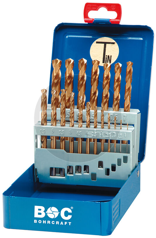 Bohrcraft 11301310025 Metaalboorset Tin 1,0 - 13,0 x 0,5 | 19-delig
