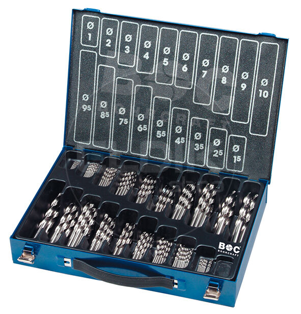 Bohrcraft 11201410170 Borenkoffer MG170 1-10 x 0,5 170 dlg HSS-G