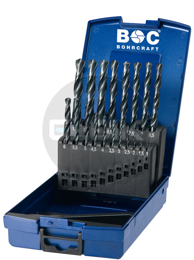 Bohrcraft KR10 Metaalboorset 1,0 - 10,0 x 0,5 | 19-delig - 11001330019