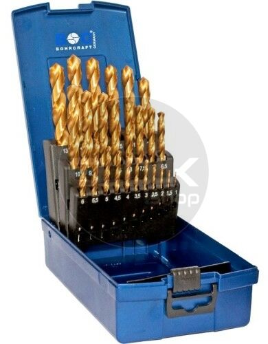 Bohrcraft KT13 Metaalboorset Tin 1,0 - 13,0 x 0,5 | 25-delig - 11301330025