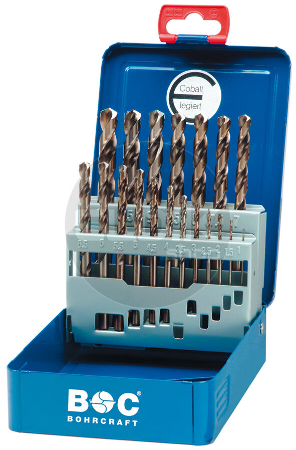 Bohrcraft ME10 Cobalt boorset 1,0 - 10,0 x 0,5 | 19-delig - 11401310019