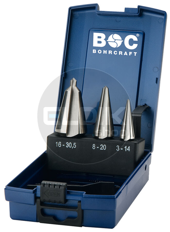 Bohrcraft 17401330003 Plaatborenset 3,0 - 30,5 | 3-delig