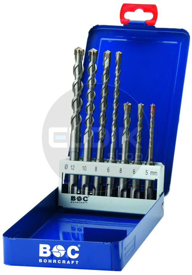 Bohrcraft HB7-QX Hamerboorset 5,0 - 12,0 | 7-delig - 26121410007