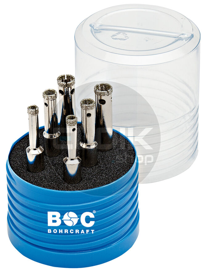 Bohrcraft 27031430006 Diamant tegelboorset 6-10 mm 6 dlg Basic