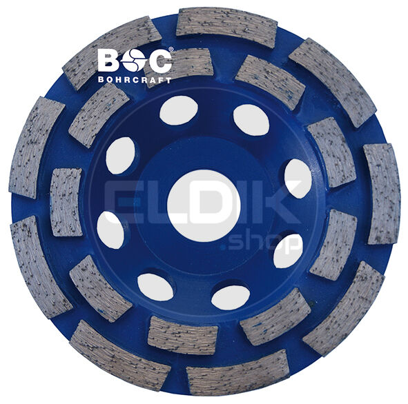 Bohrcraft 27500900125 Diamant komschijf | dubbele rij gaten voor stofafzuiging | 125 mm