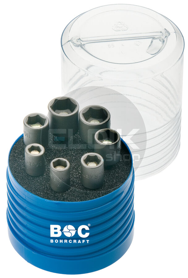 Bohrcraft RST7 7 Delige Bitdoppenset - 65001430007