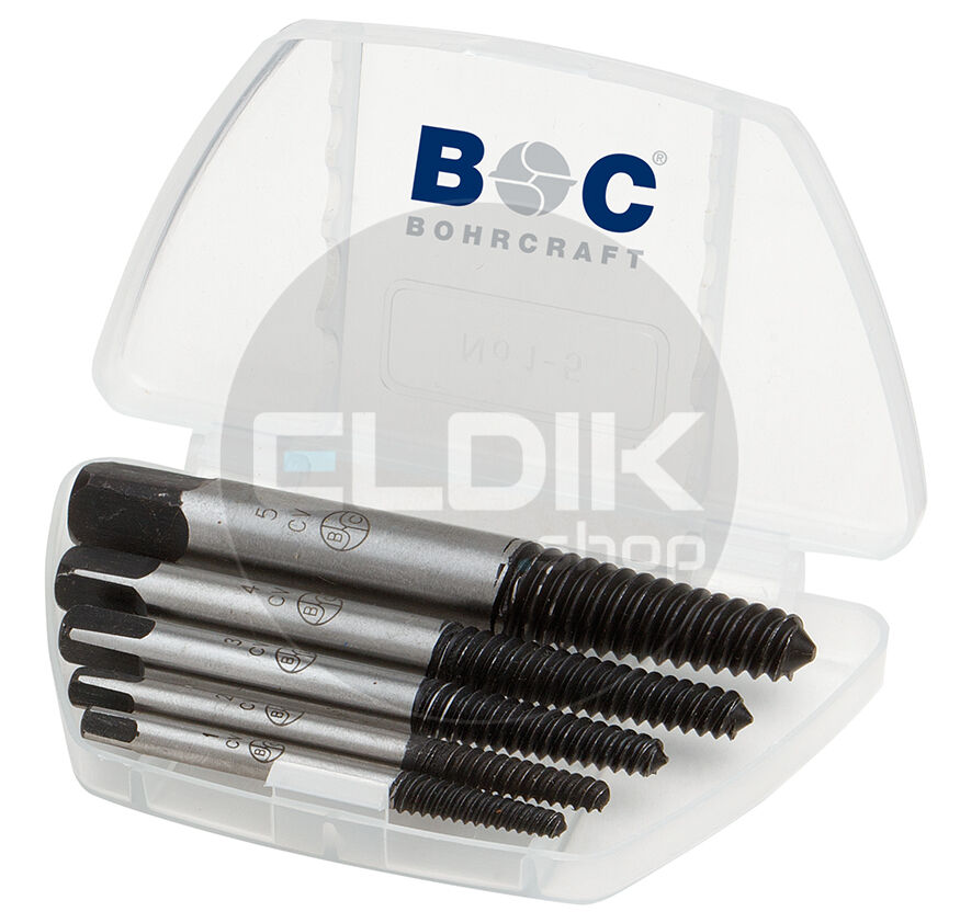 Bohrcraft 97001430006 Boutuitdraaierset 6 delig Gr.1-6 SE6