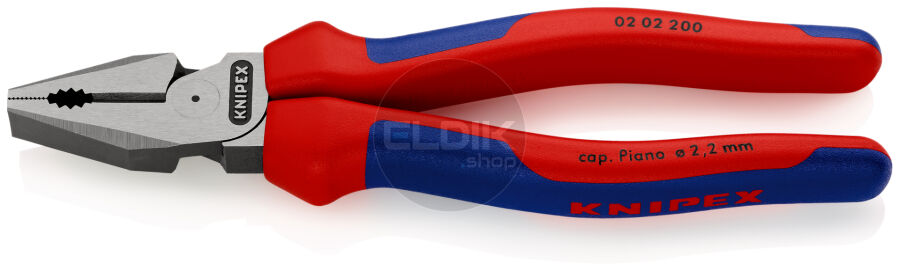 Knipex 02 02 200 Kracht-Kombitang gepol./comfort 200 mm