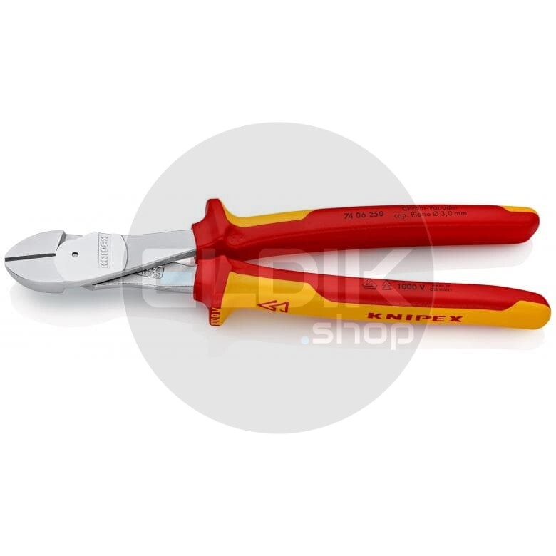 Knipex 74 06 250 Kracht-Zijsnijtang comfort 250 mm VDE