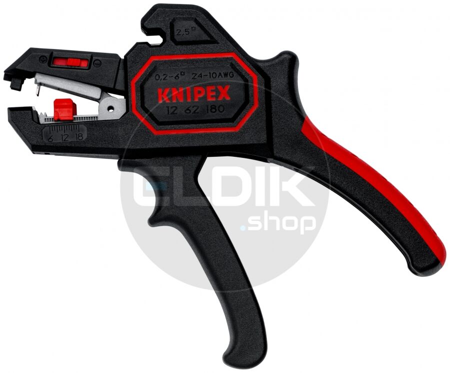 Knipex 12 62 180 Automatische striptang 0,2 - 6,0 mm²