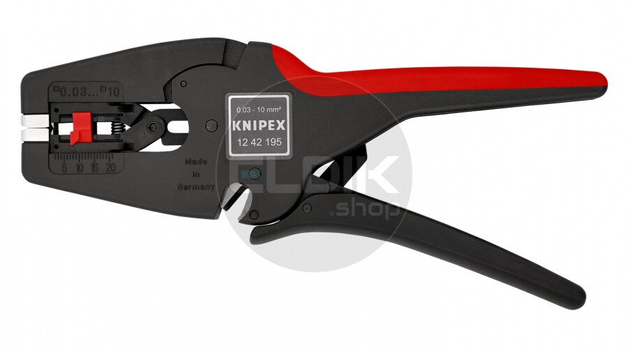 Knipex 12 42 195 Automatische striptang 0,03 - 10 mm²